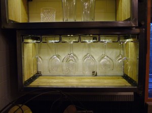 Stemware hangers keep glassware beautifully organized